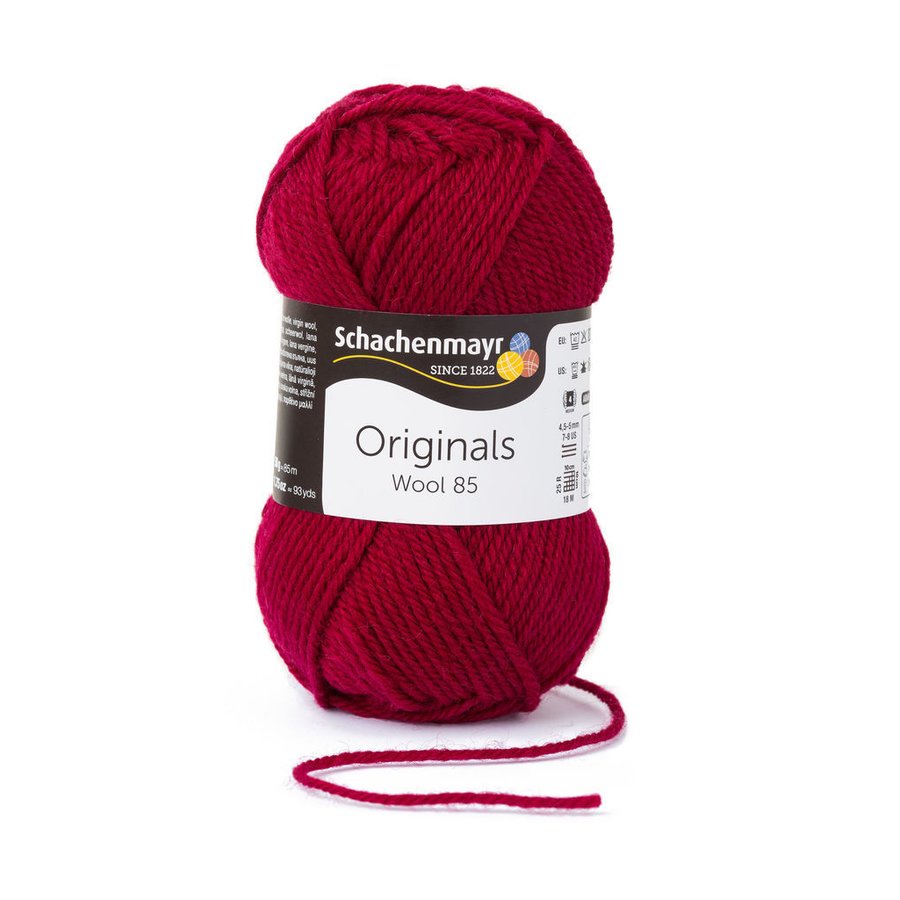 burgundy wool yarn