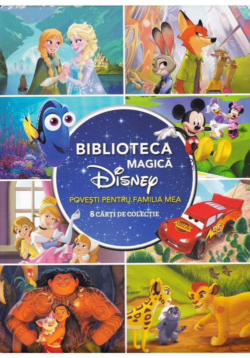 Pachet biblioteca magica Disney (8 carti de colectie)