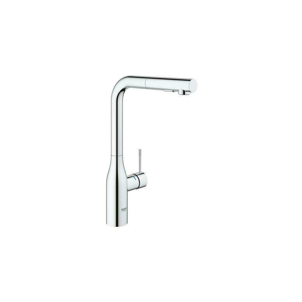Baterie bucatarie Grohe Essence New inalta cu dus extractabil