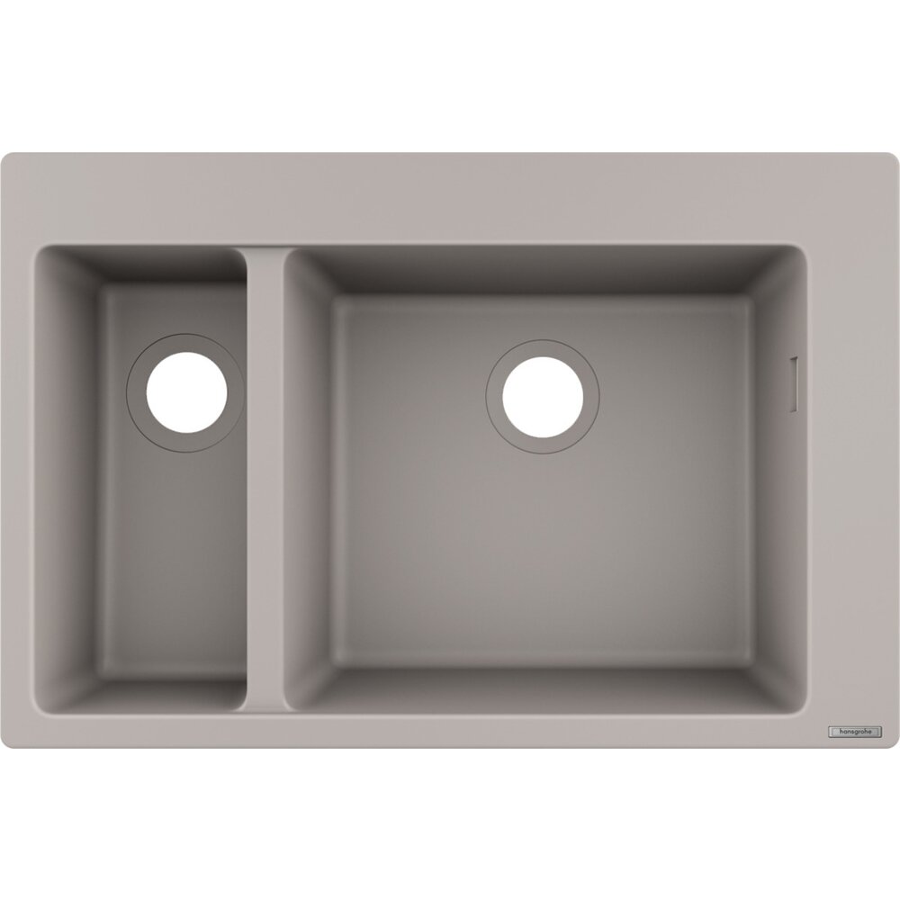 Chiuveta Hansgrohe S510 F635 SilicaTec 180 450 41.5x77x19 cm concrete grey