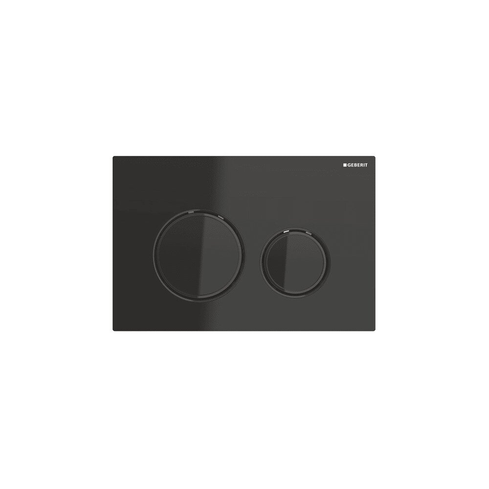 Clapeta de actionare Geberit Sigma 21 negru/inel negru