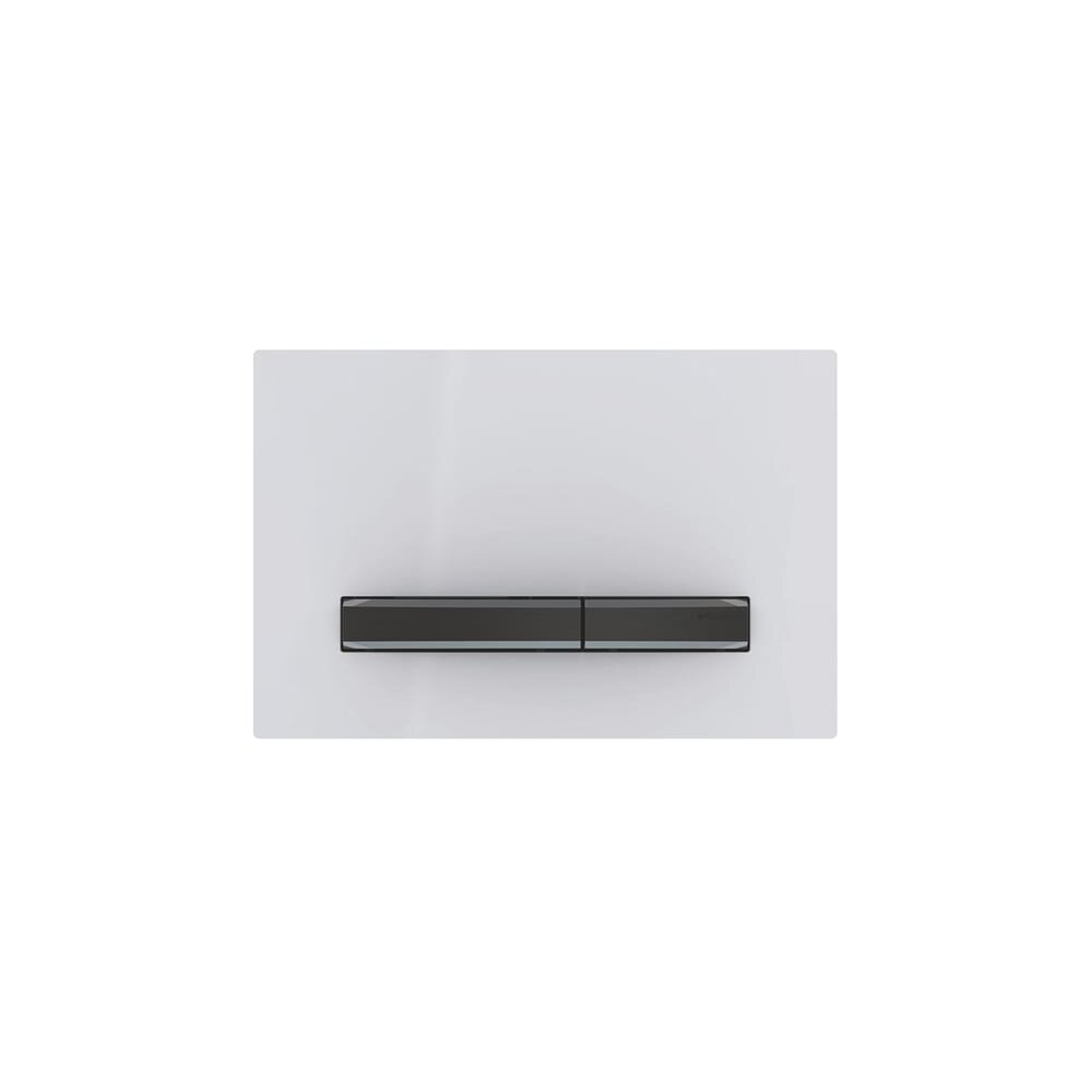 Clapeta de actionare Geberit Sigma 50 alb/butoane negru mat