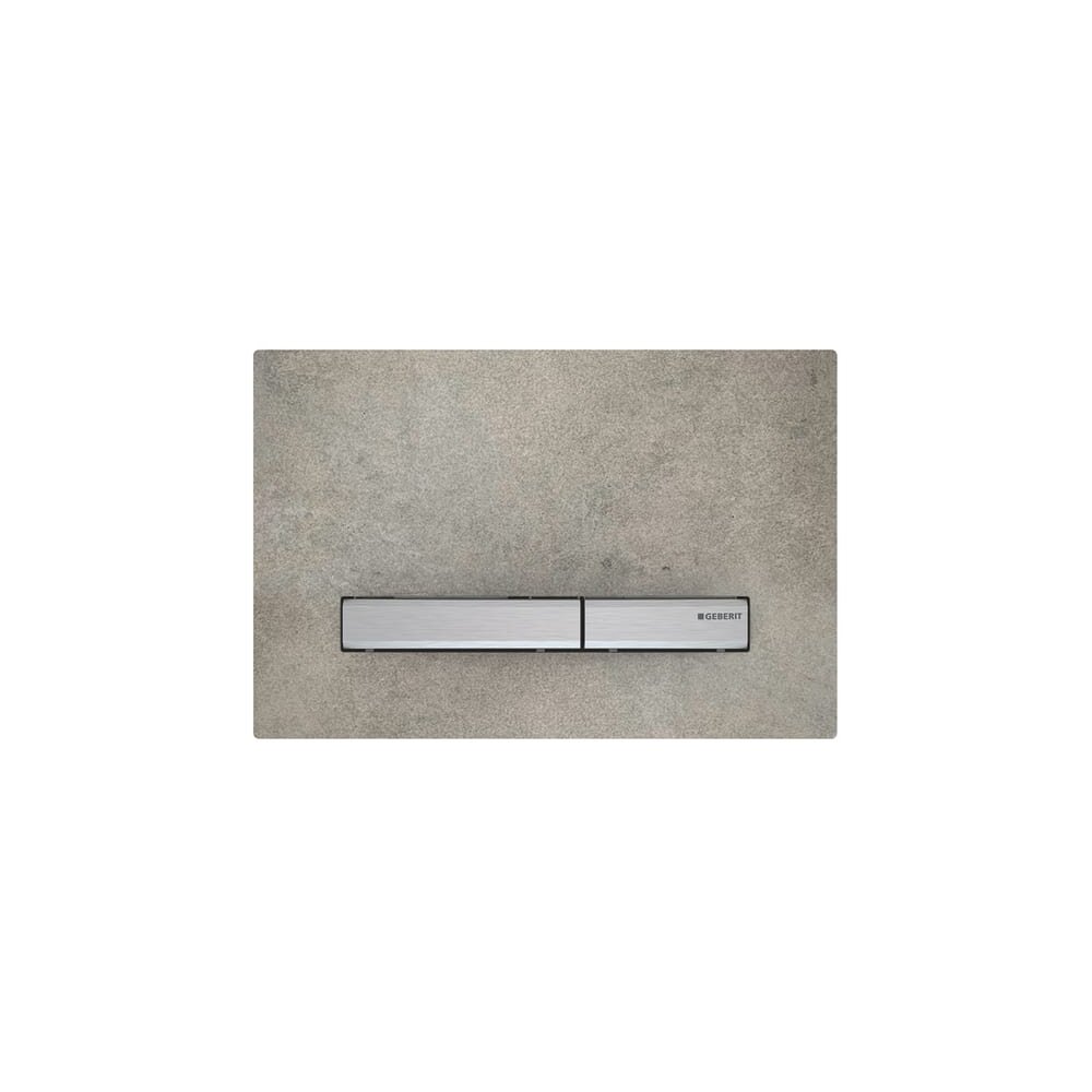 Clapeta de actionare Geberit Sigma 50 aspect de beton/ clape crom