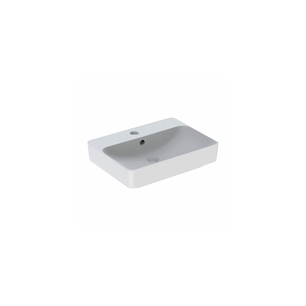 Lavoar pe blat Geberit Variform dreptunghiular cu preaplin 60x45 cm