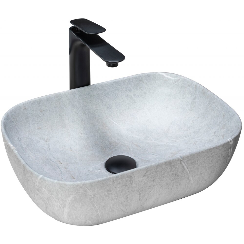 Lavoar pe blat Rea Livia Grey 47 cm