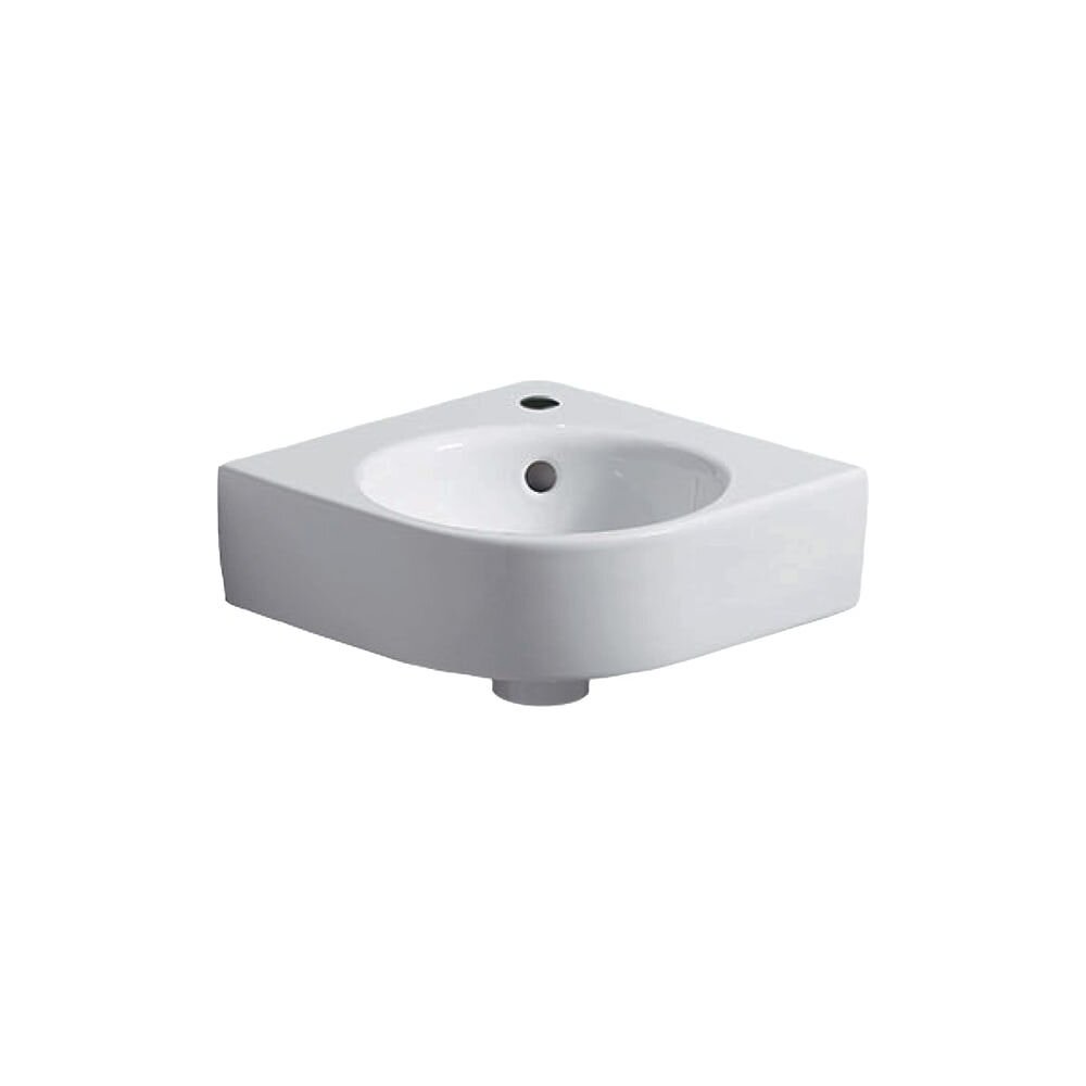 Lavoar pe colt pe blat Selnova Compact 70 cm cu orificiu robinet