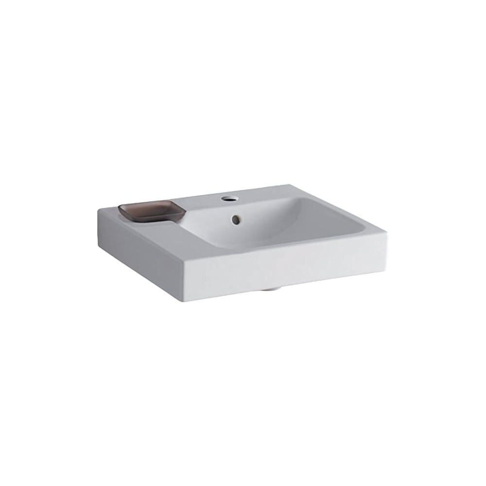 Lavoar pe mobilier Geberit Icon 50 cm cu bol decorativ stanga