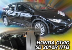 Paravanturi auto compatibile Honda Civic, Hatchback cu 5 usi, an fabr. 2012-2016 (macra HEKO)