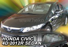 Paravanturi auto compatibile Honda Civic, Sedan, an fabr. 2012-2017 (marca HEKO)