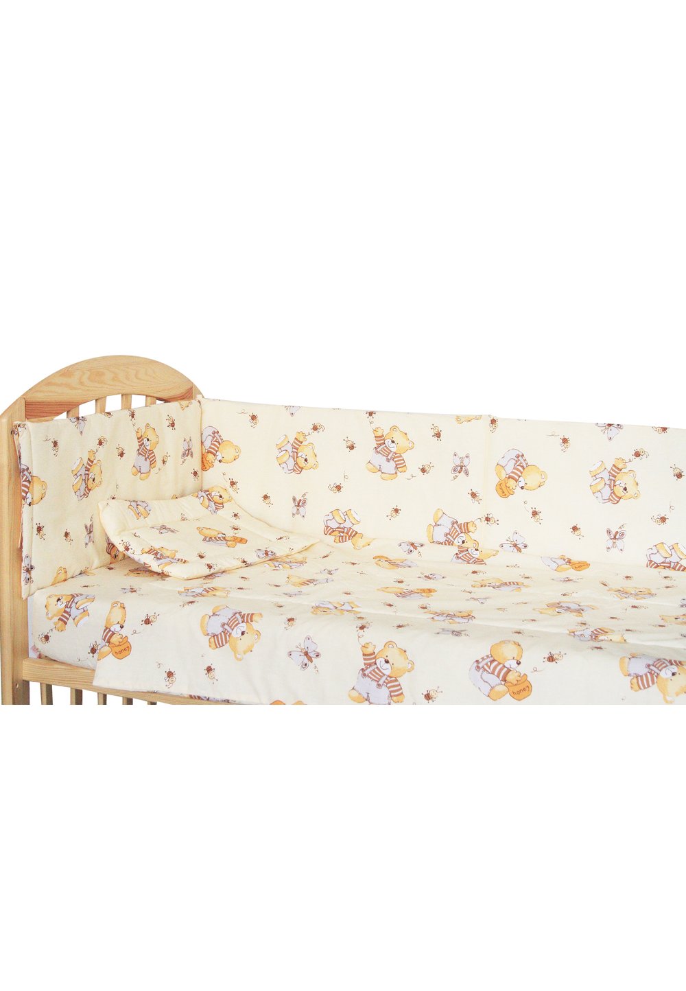Aparatoare patut, Ursulet brownie, 180 x 30 cm