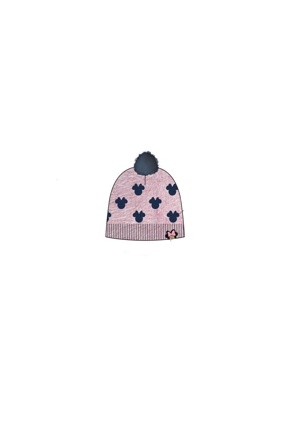 Caciula iarna, Minnie Mouse, roz