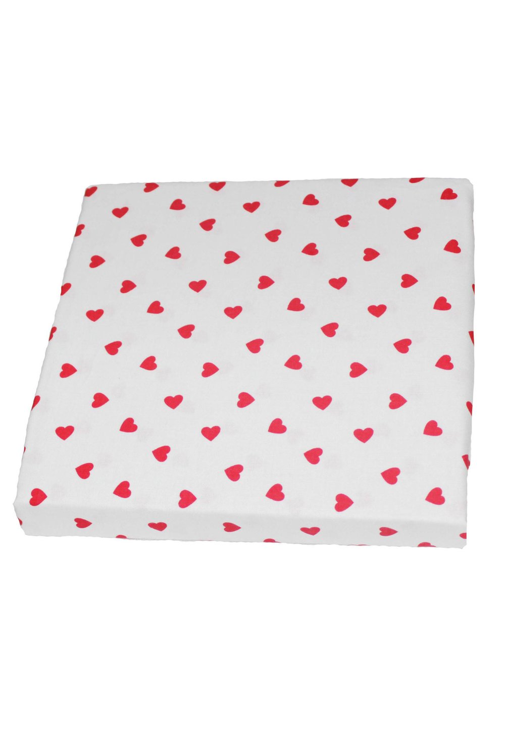 Cearceaf patut, Red hearts, 120x60cm