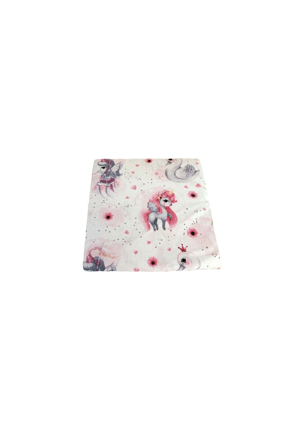 Cearceaf patut, Unicornul roz, 120x60 cm