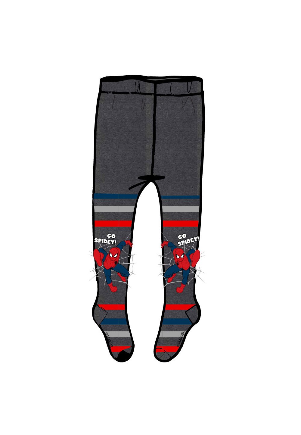 Ciorapi cu chilot, Go Spidey, gri