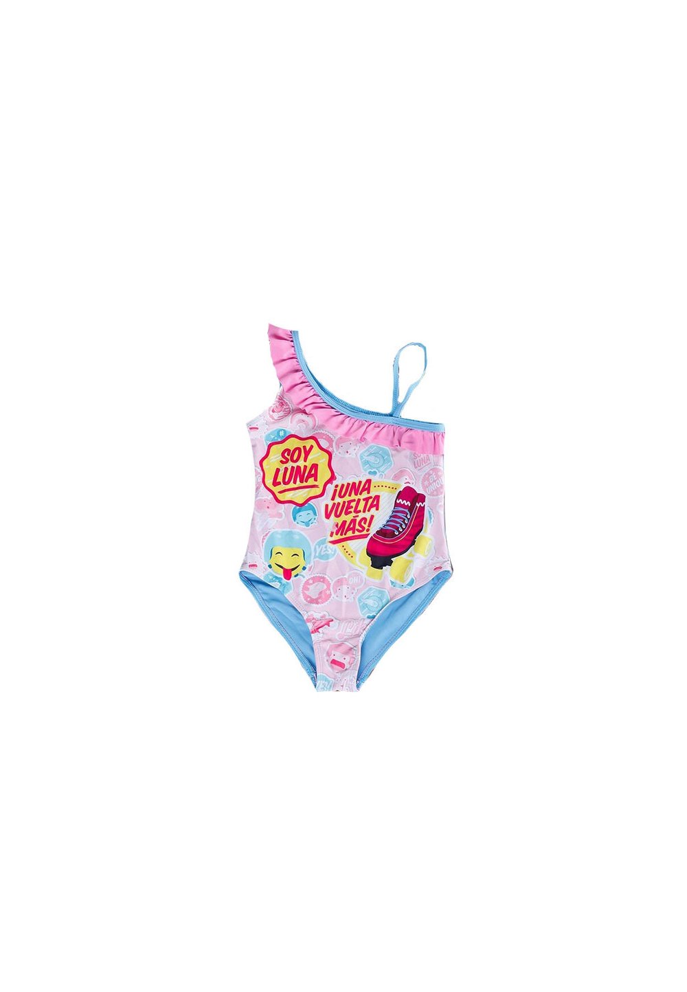 Costum de baie, intreg,Una vuelta mas, albastru