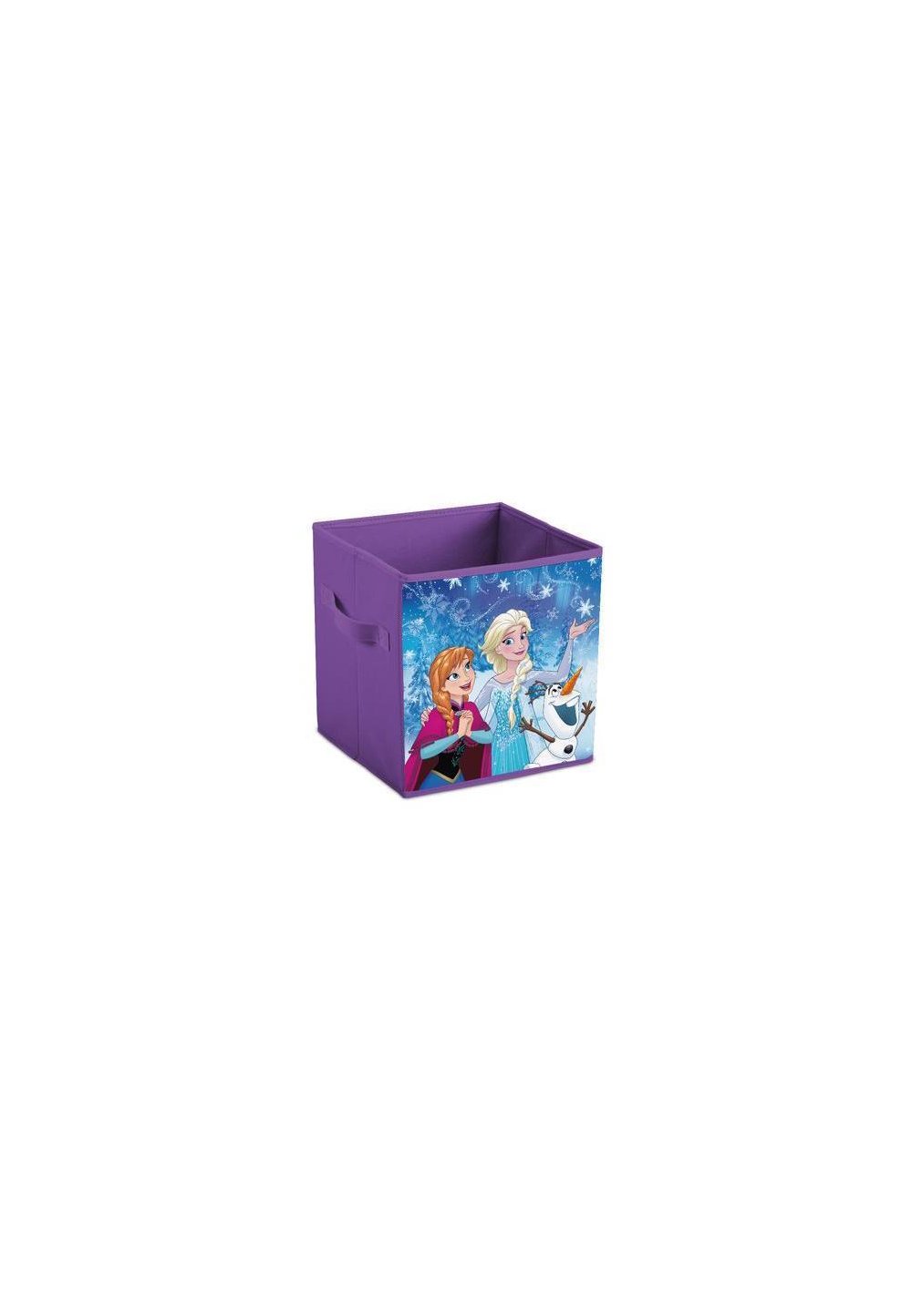 Cutie depozitare, pliabila, Anna si Elsa, mov