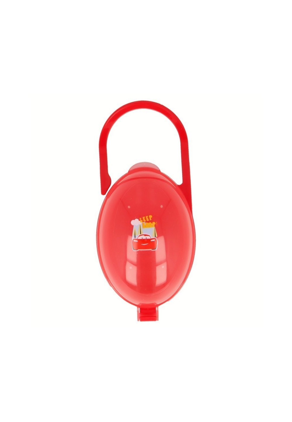 Cutie pentru suzeta, baby Cars, rosie