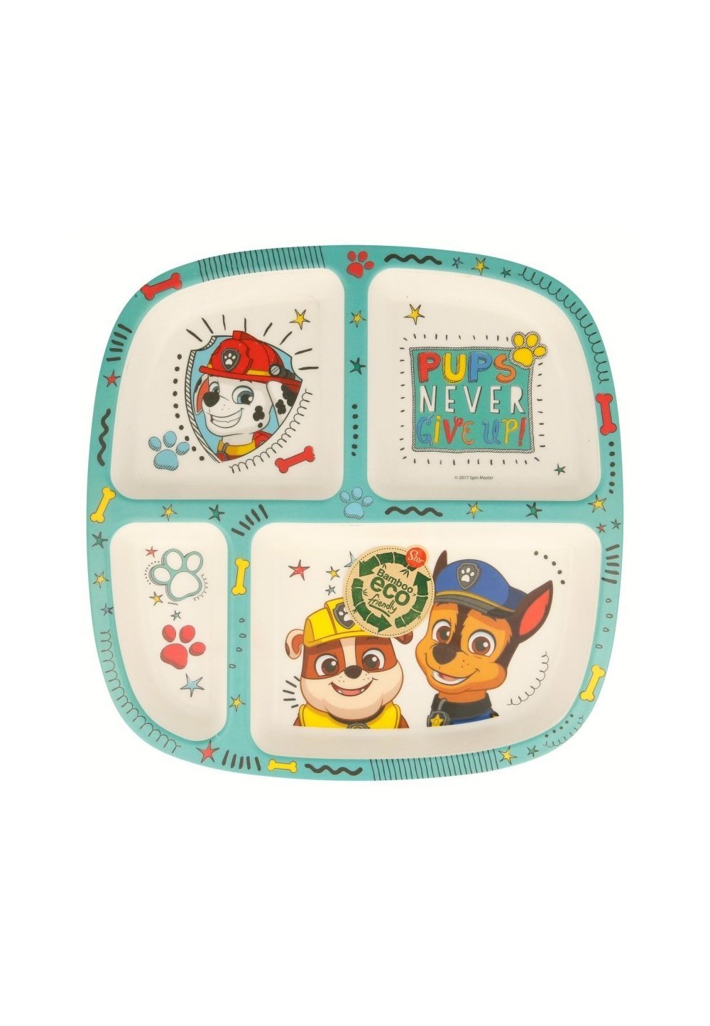 Farfurie, Paw Patrol, turcoaz