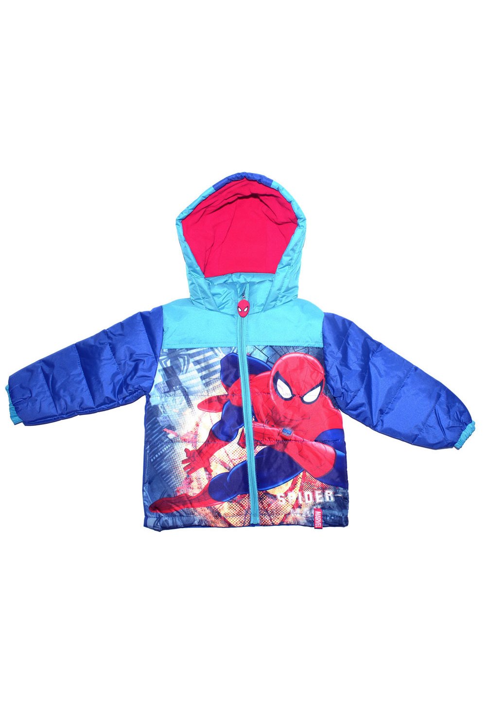 Geaca groasa de iarna, Spider-man, albastra