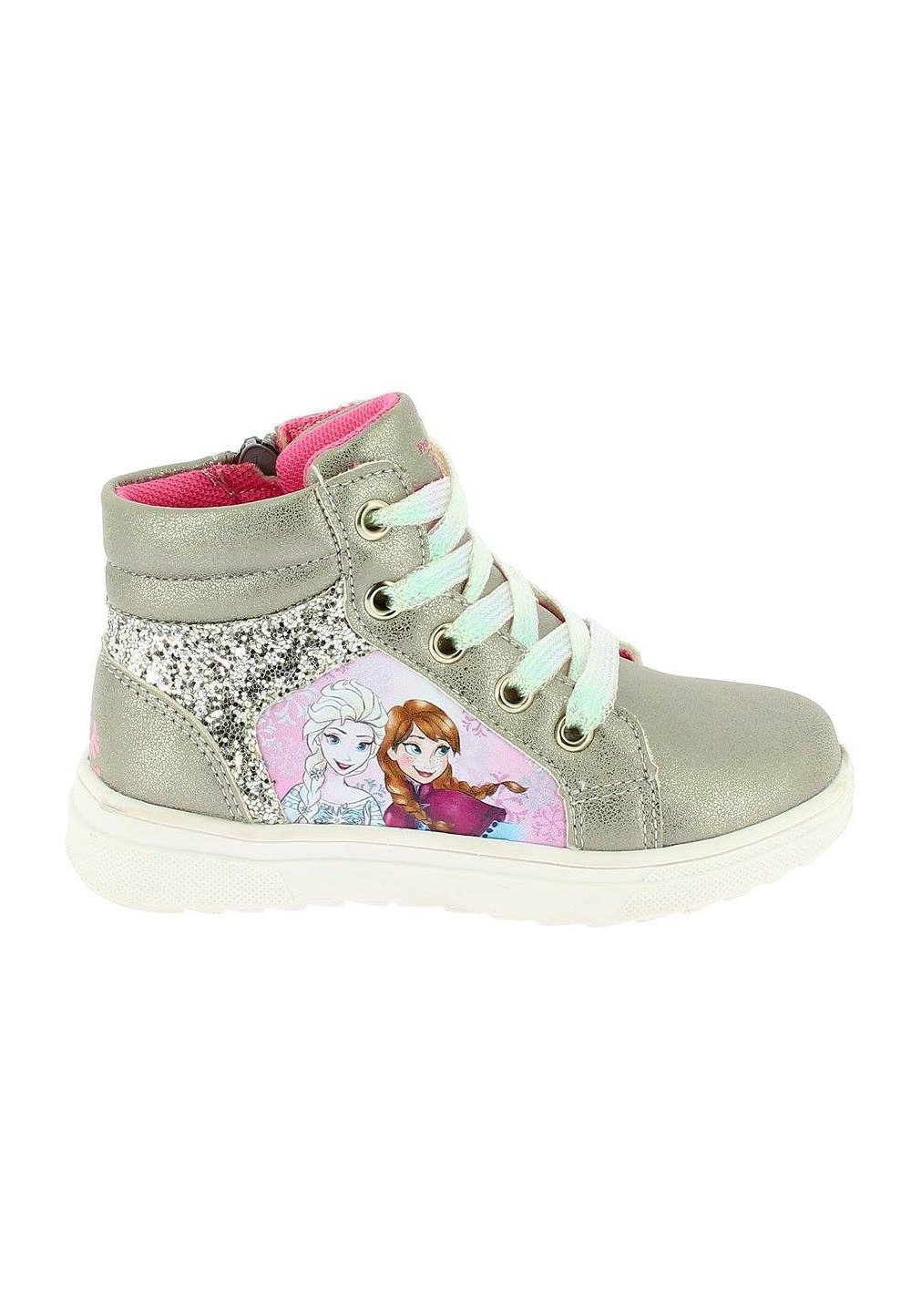 Ghete Frozen,gri cu sclipici