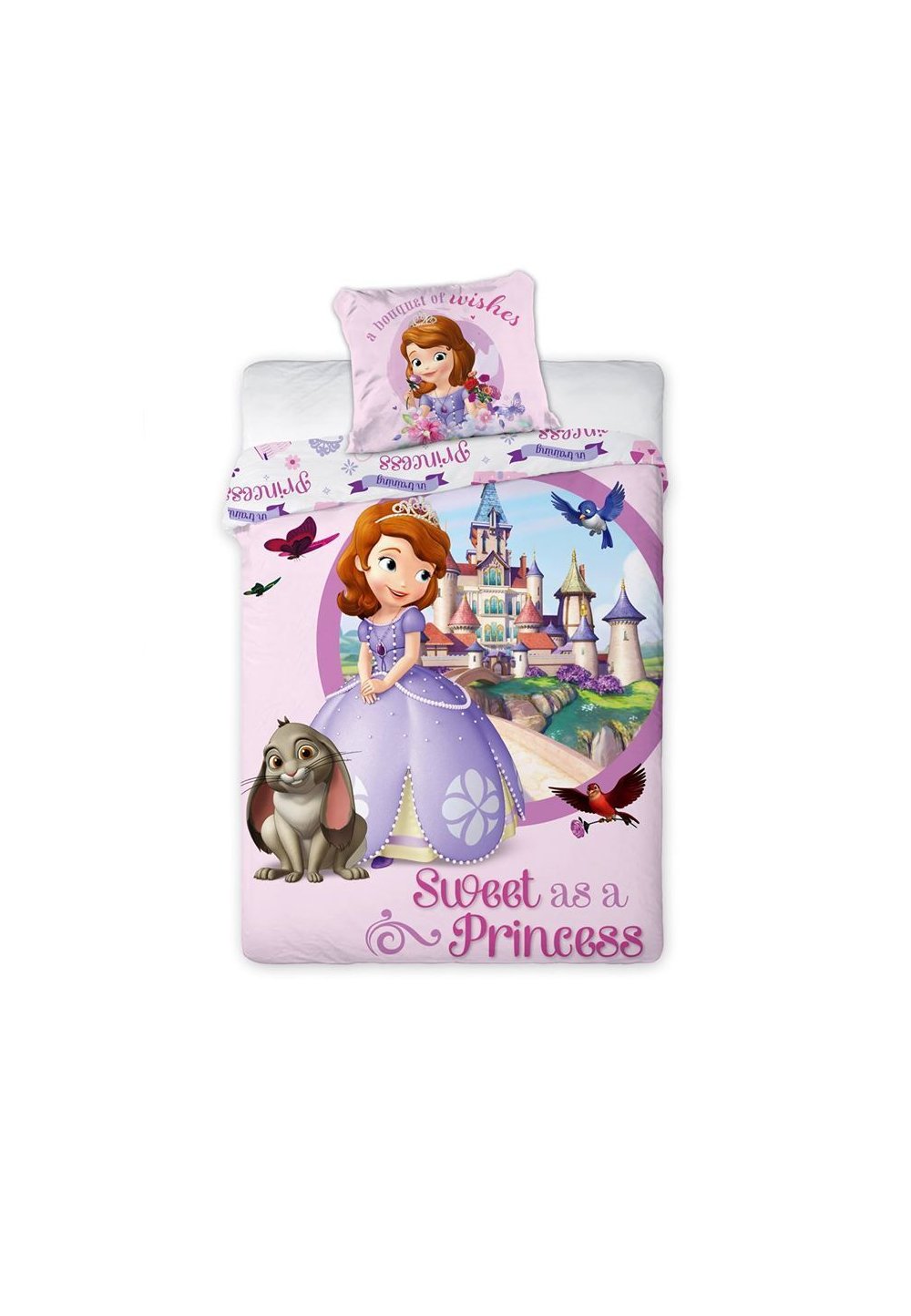 Lenjerie de pat, Sofia, sweet as a princess, 160x200cm