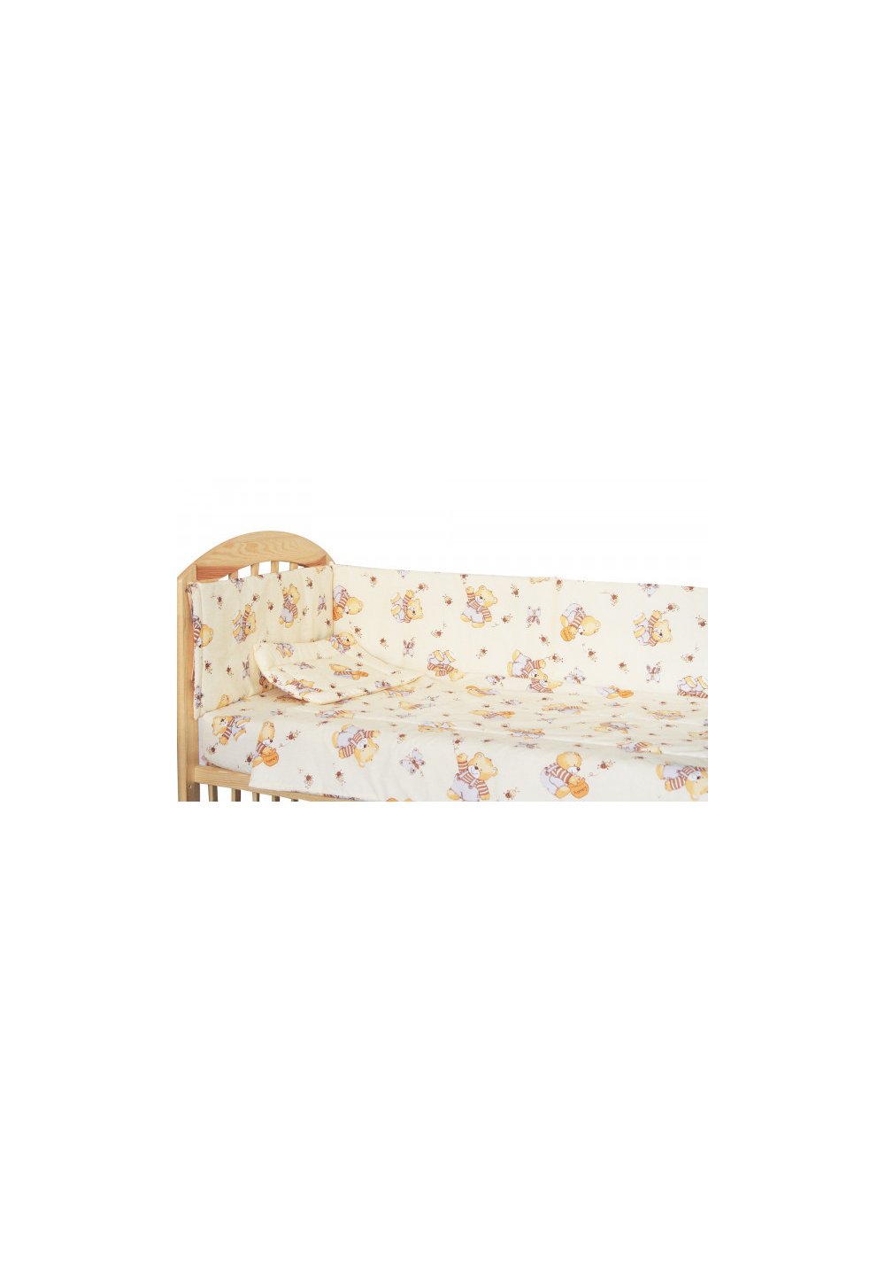 Lenjerie patut, 5 piese, Ursulet brownie, 140 x 70 cm