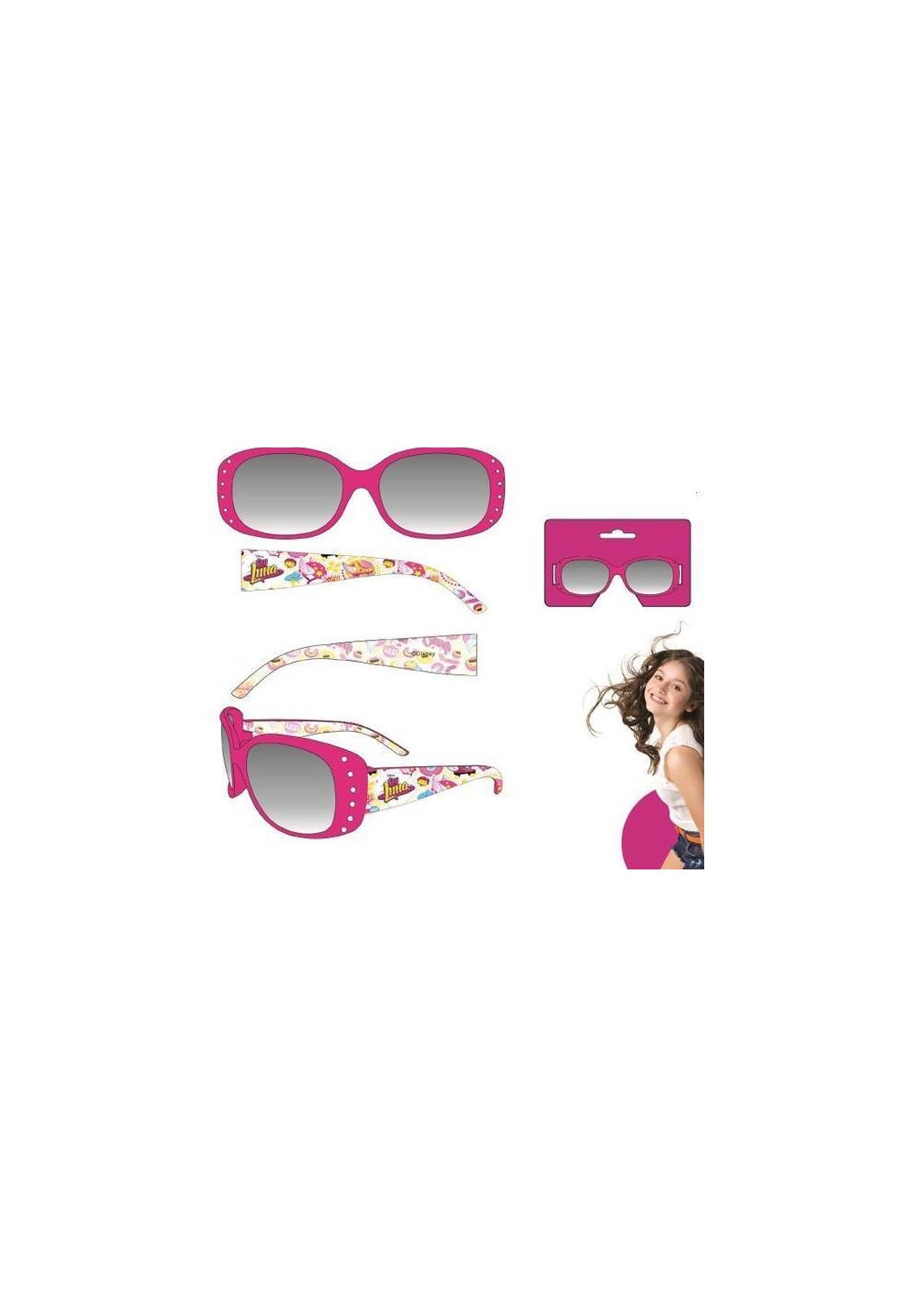 Ochelari de soare, Soy Luna, roz