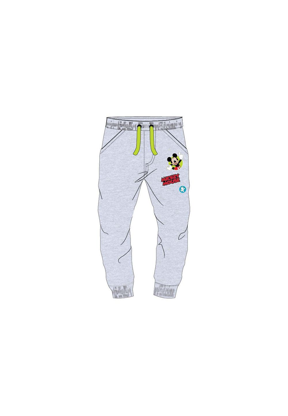 Pantaloni de trening, Happy Mickey, gri