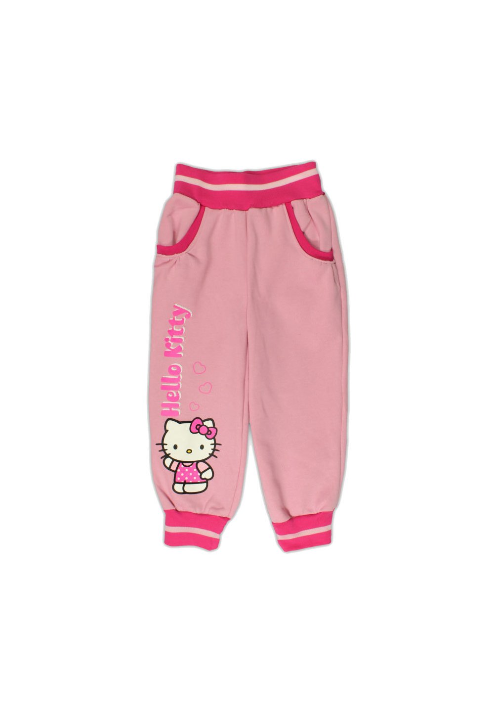 Pantaloni HK roz deschis1