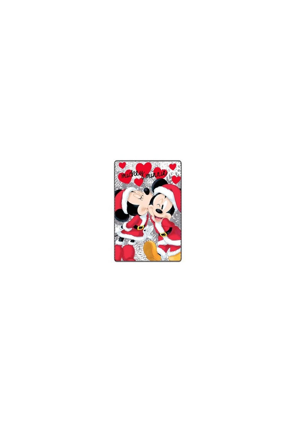 Paturica fleece, Mickey si Minnie, 100x150cm