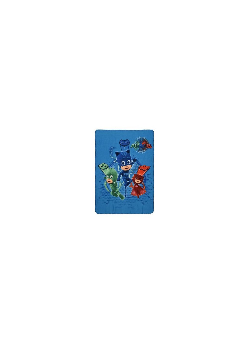 Paturica fleece, Pjmasks, albastra, 100x150cm