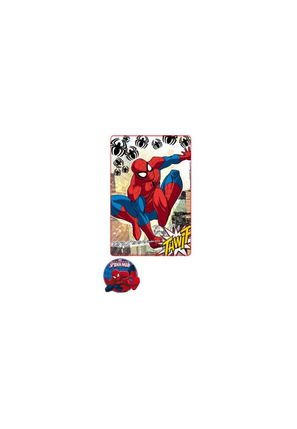 Paturica fleece, Spider-Man, Thwip 100x150cm