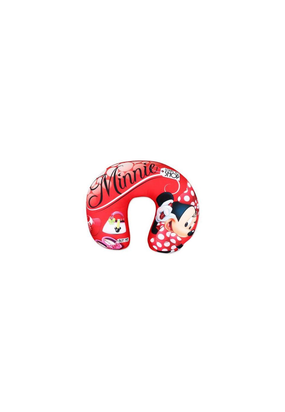 Perna pentru gat, calatorii, Minnie Mouse, rosie