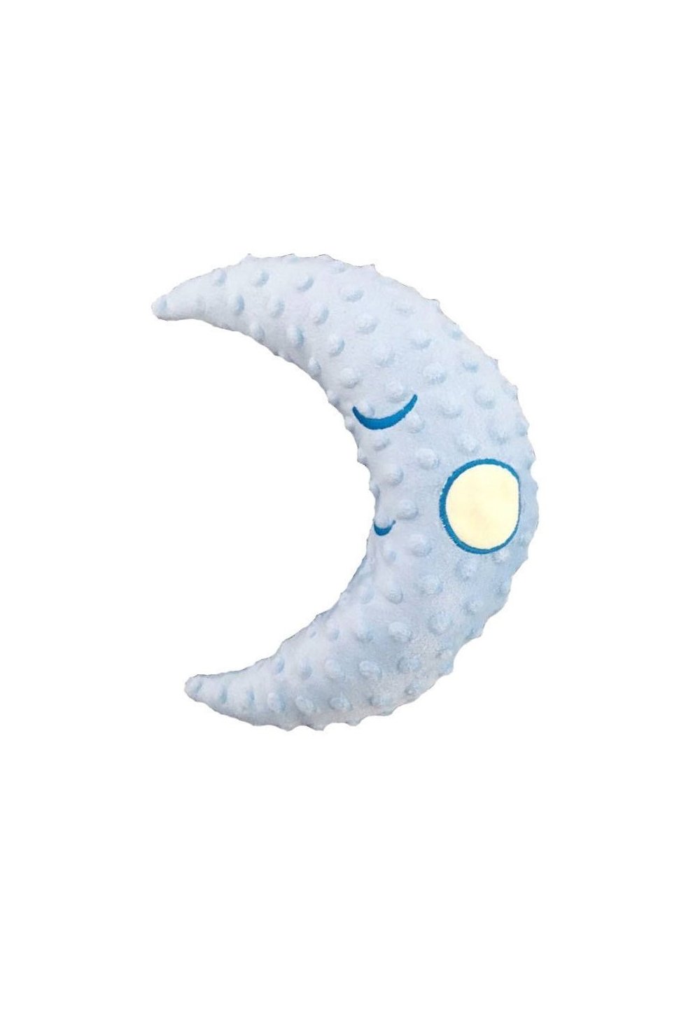 Pernuta minky, luna, albastru deschis