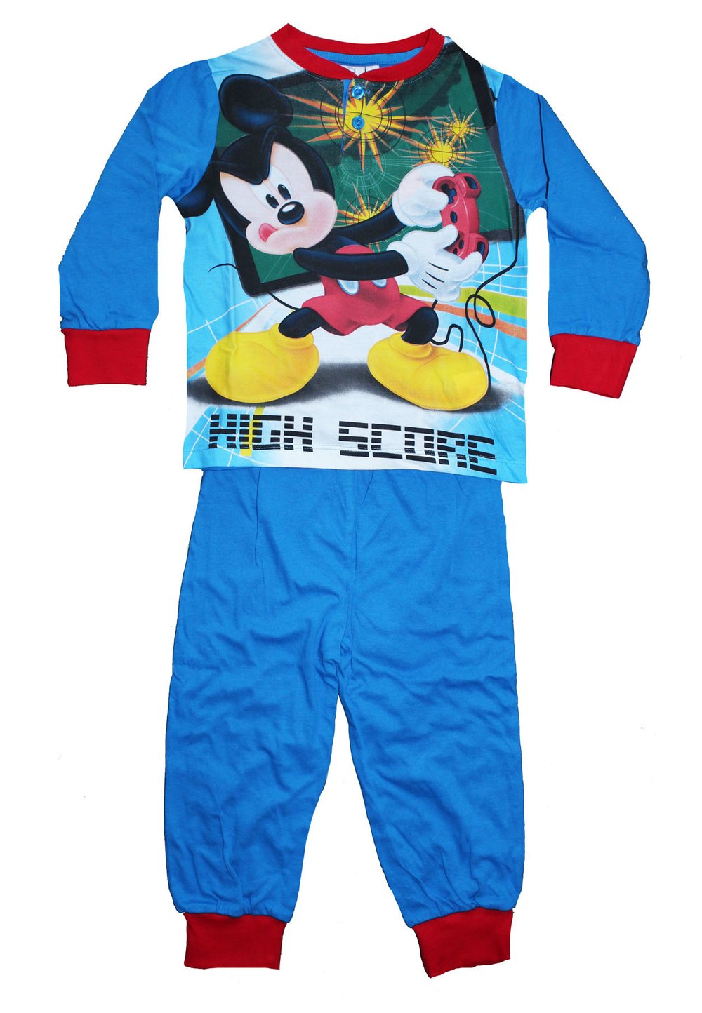 Pijama albastra, Mickey High score imagine
