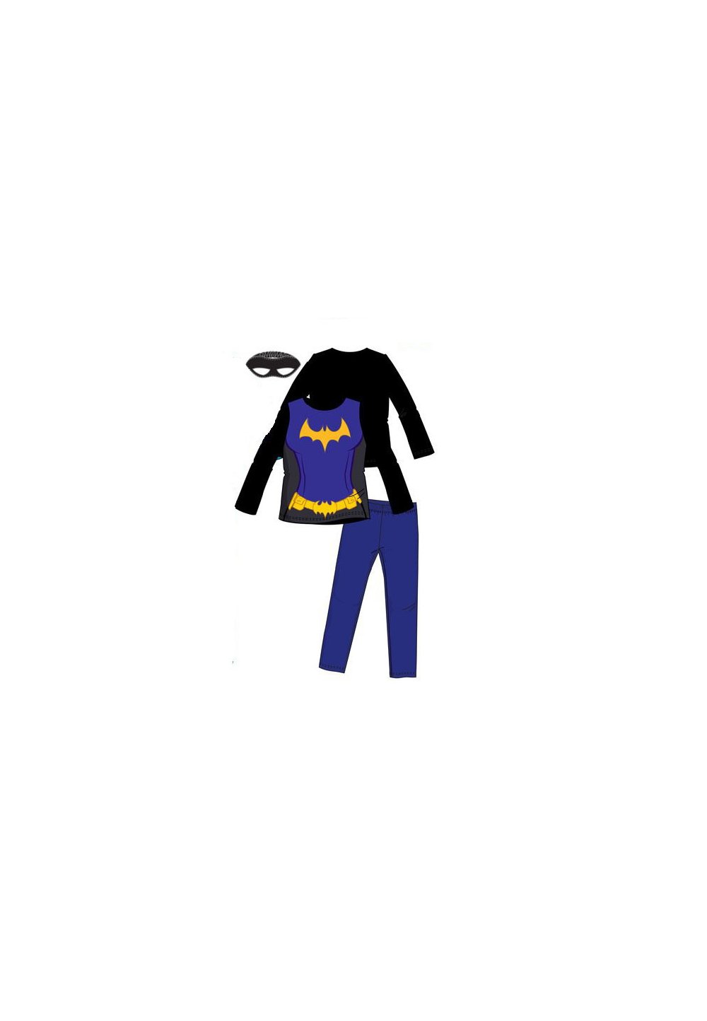 Pijama Batgirl, albastra
