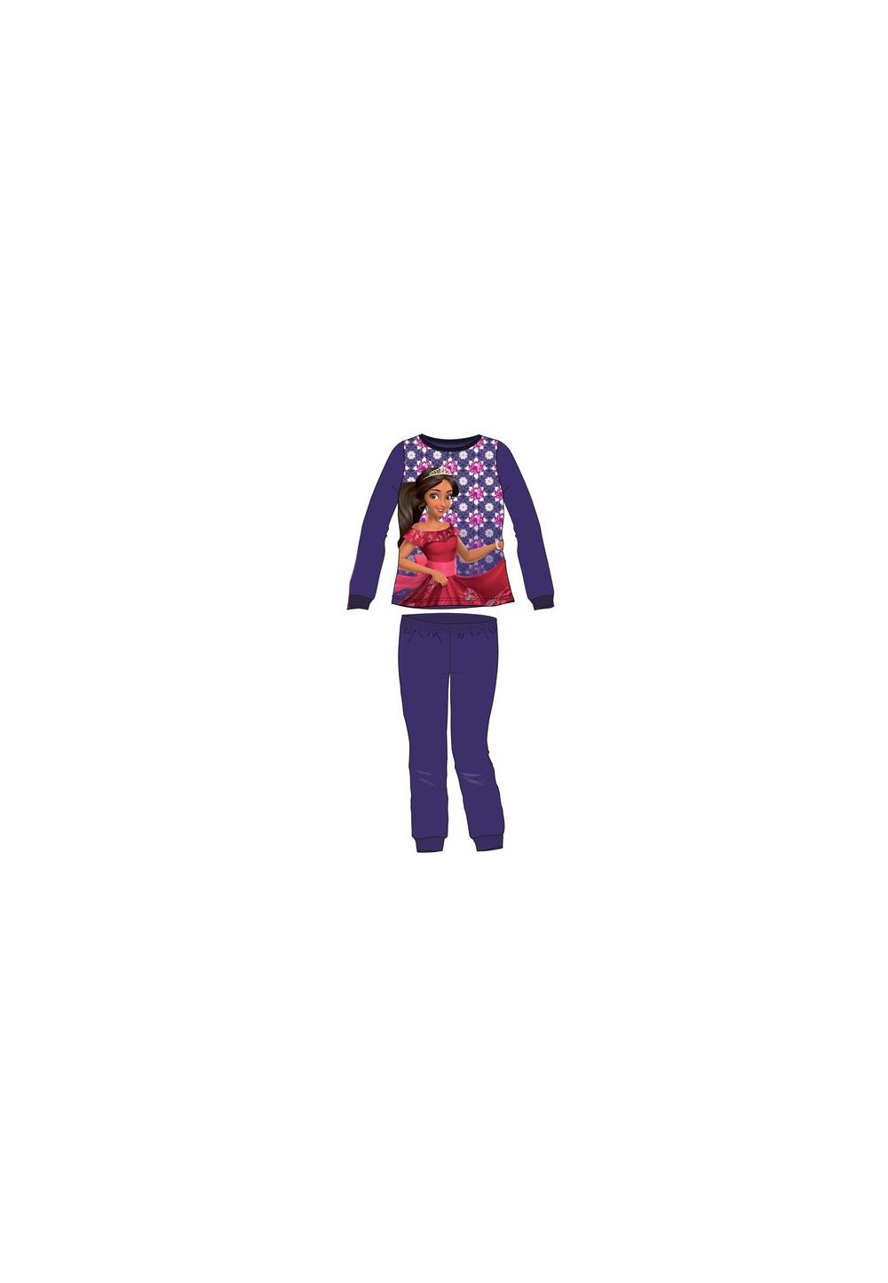 Pijama fleece, Elena, mov