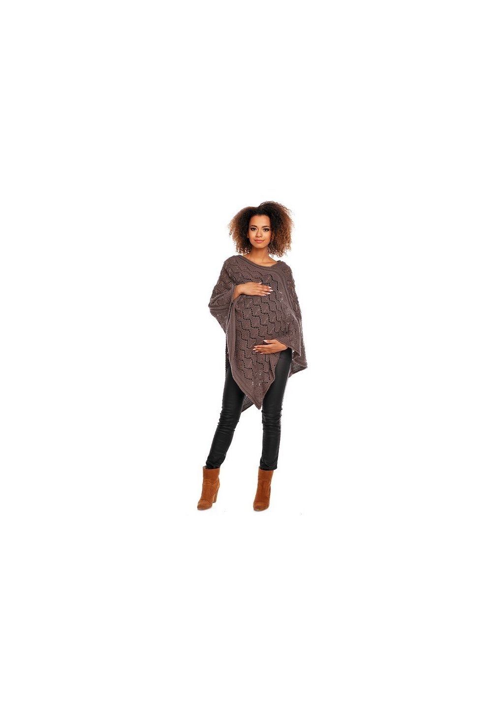 Poncho maro, tricotat