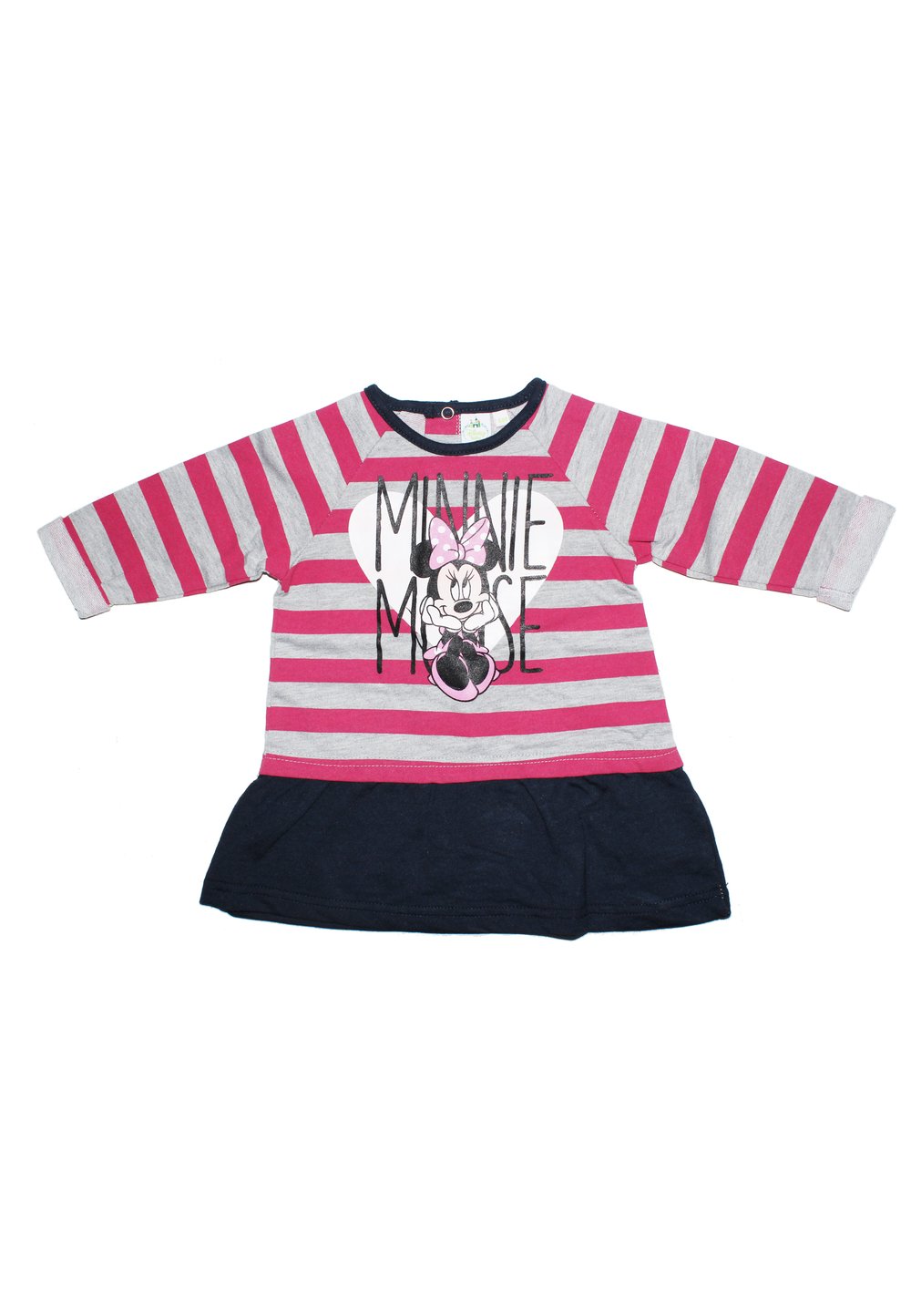 Rochie maneca lunga, Minnie Mouse, gri