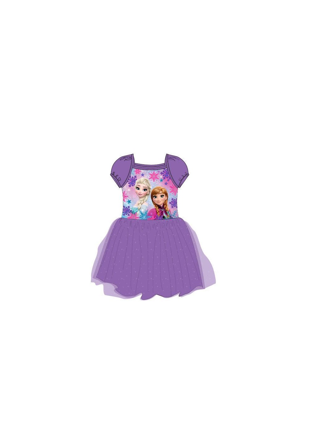 Rochie tutu, Anna si Elsa, mov