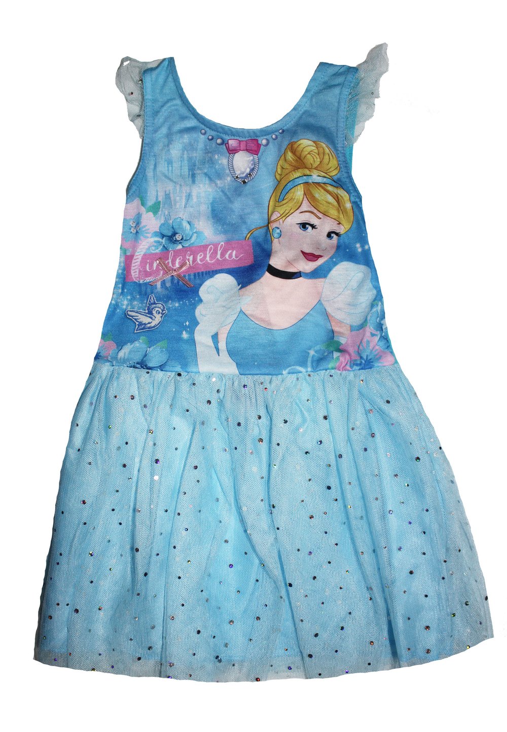 Rochie tutu, Cinderella, albastra