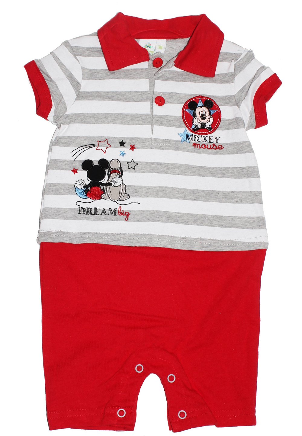 Salopeta bebe maneca scurta, Mickey Mouse, Dream, rosie