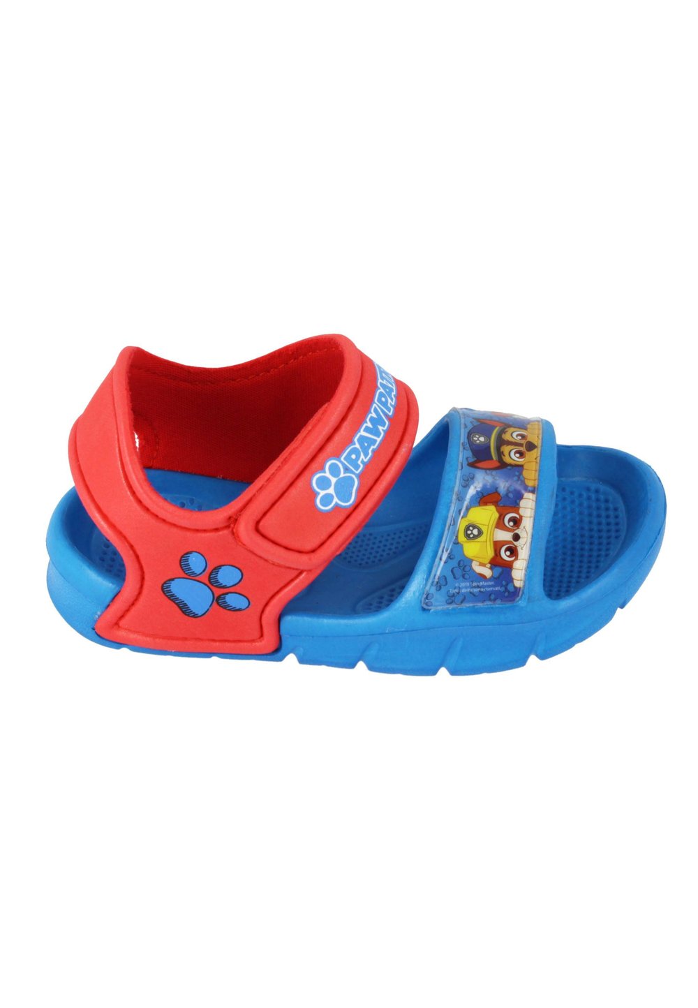 Sandale baieti, albastru cu rosu, Paw Patrol