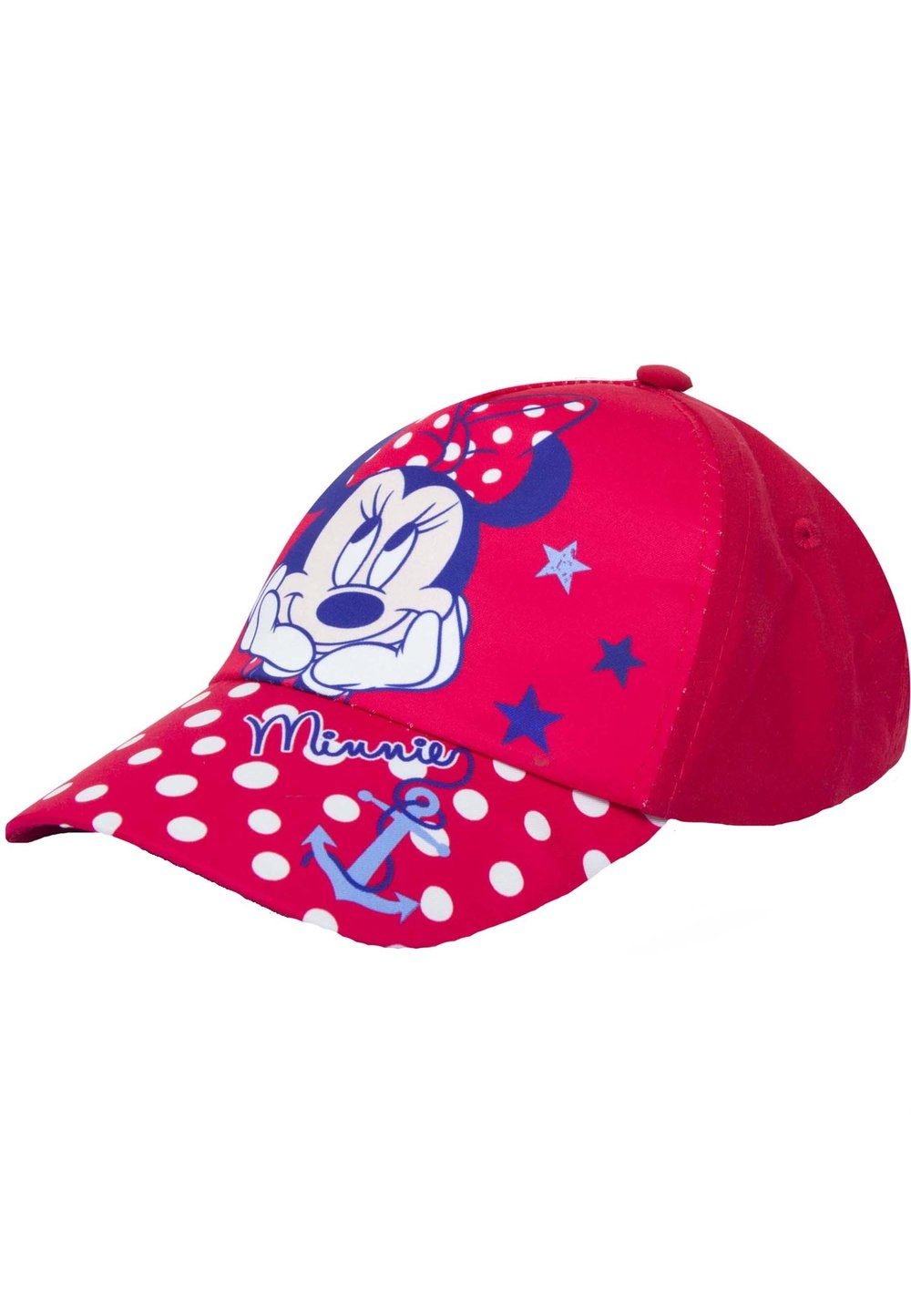 Sapca rosie cu buline albe, Minnie Mouse