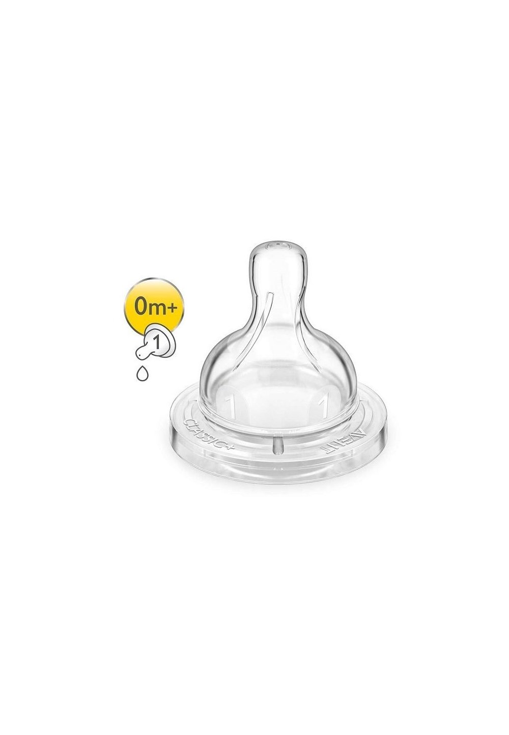 Set 2 rezerve, tetine, Philips Avent,+0luni, SCF631/27