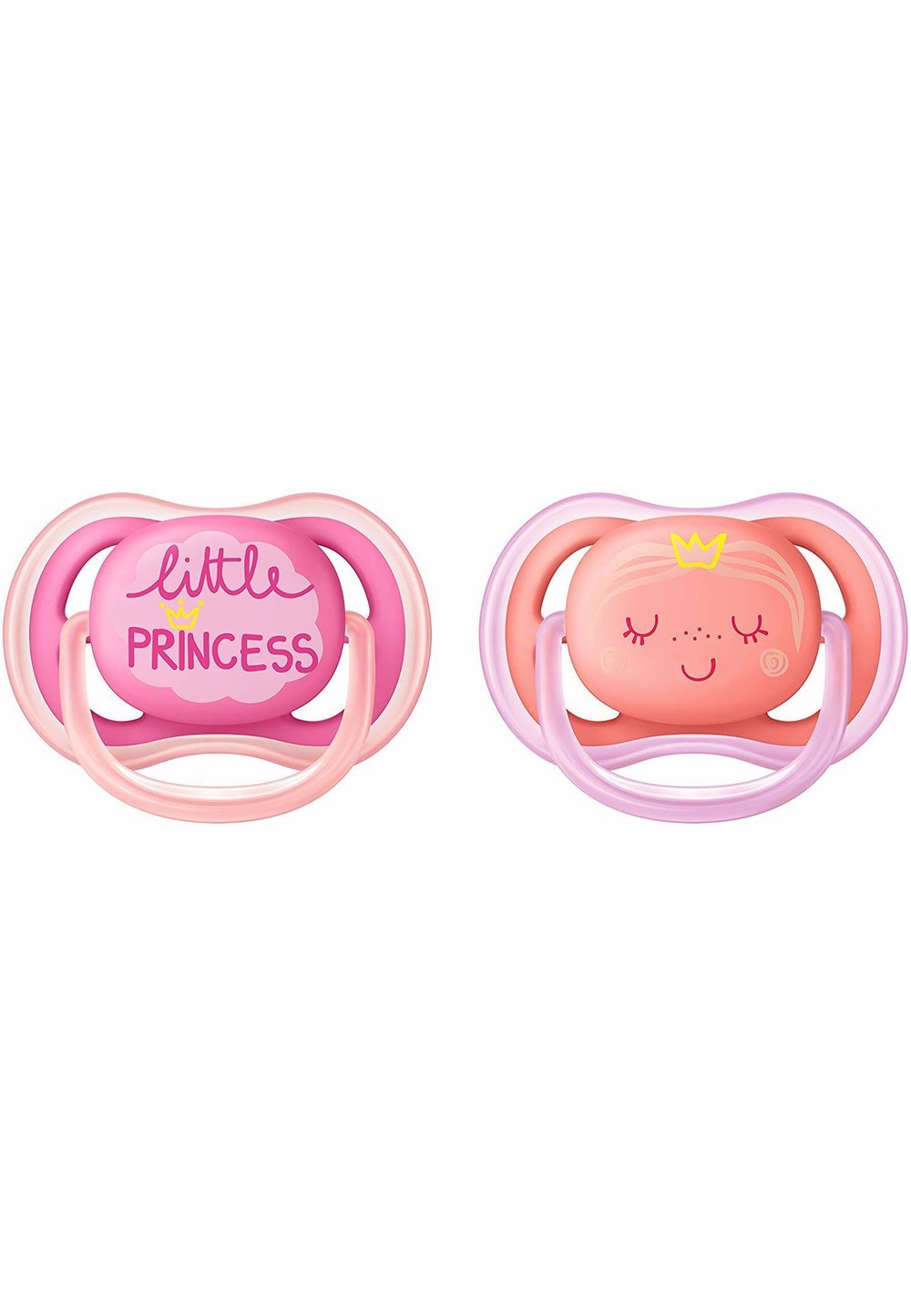 Set 2 suzete, Little princess, 6-18 luni