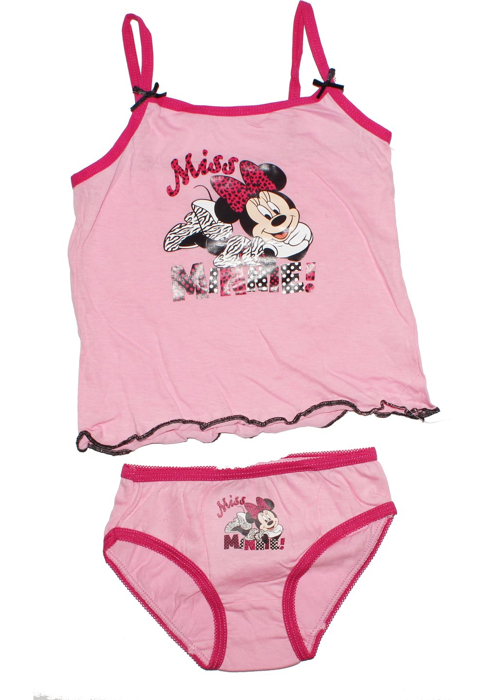 Set maieu+chilot roz, Minnie Mouse