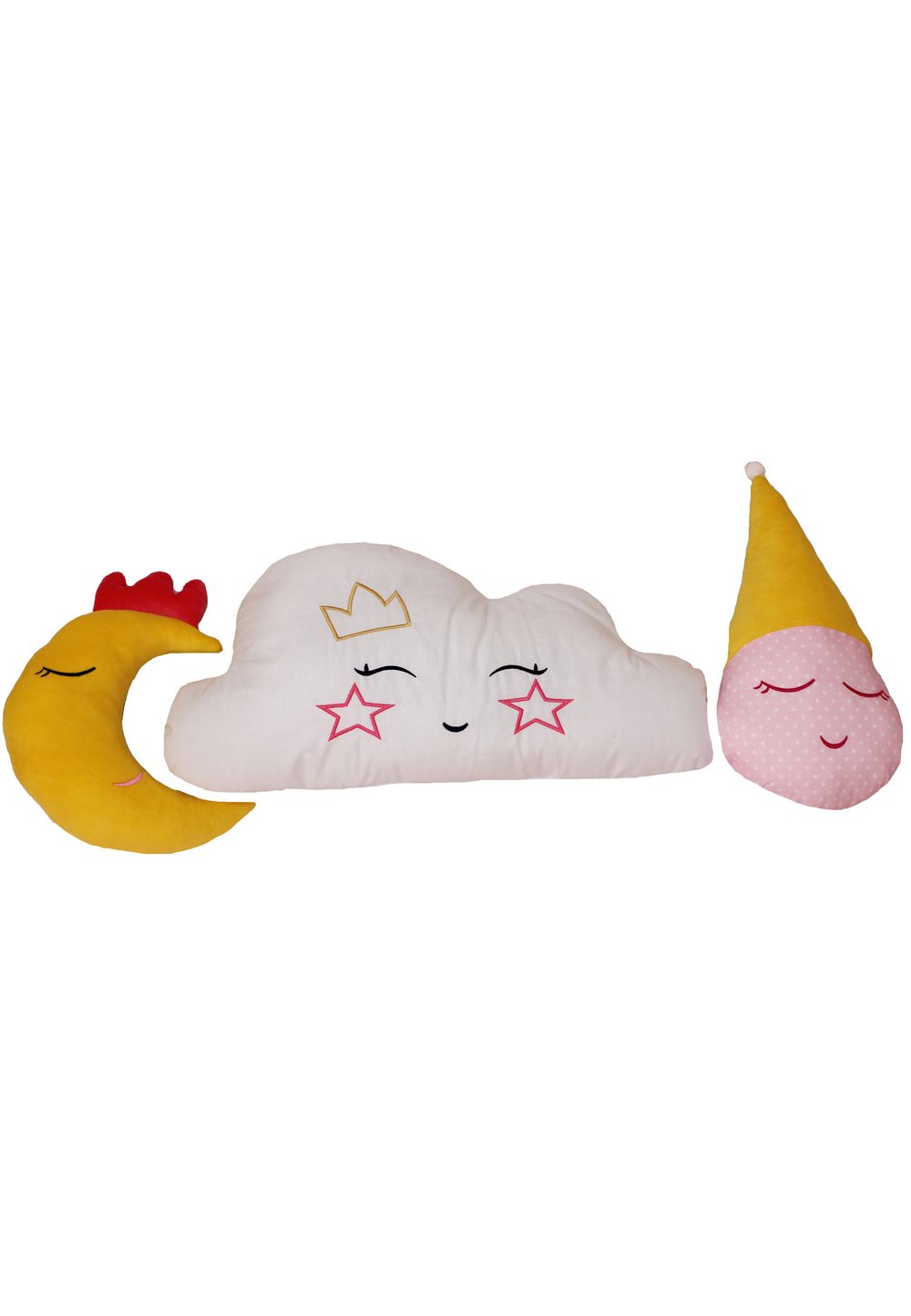 Set, norisor, luna si picatura, roz