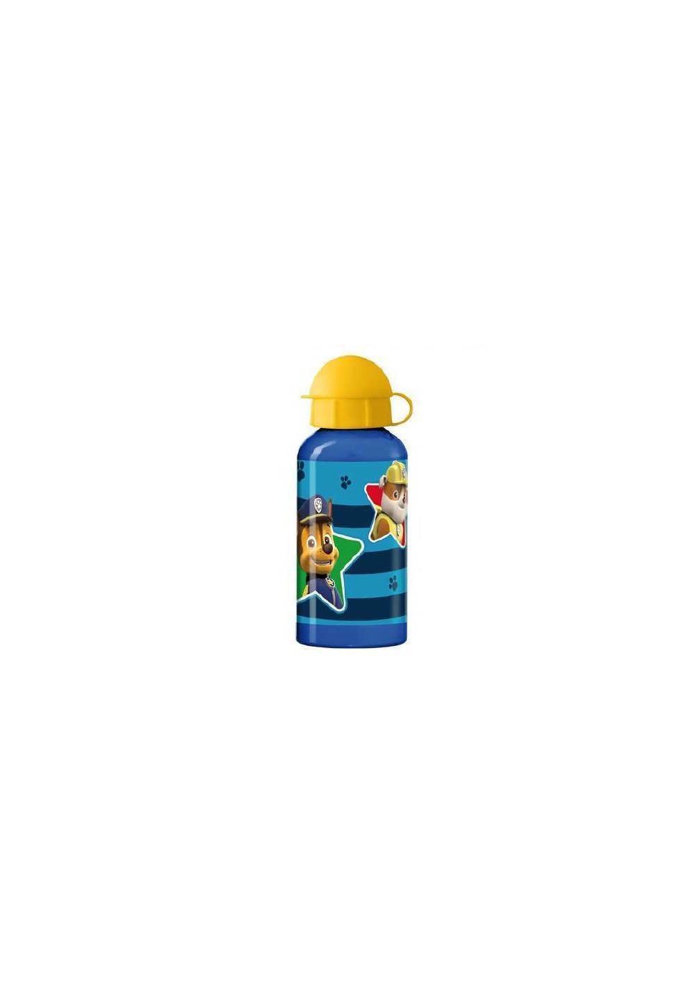 Sticla de aluminiu 400 ml, Patrula Catelusilor, albastra