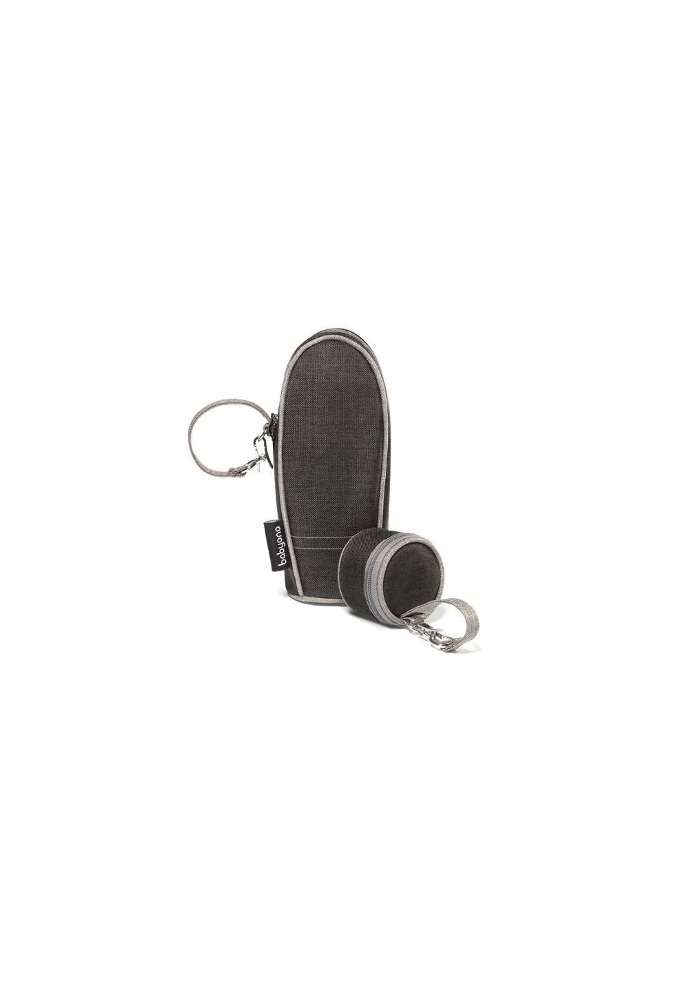 Suport termic pentru biberon +suport suzeta, negru